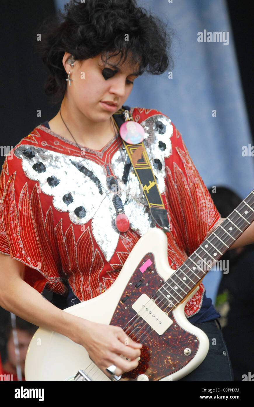 Singer From Css CSS performing live at RISE Festival in Finsbury Park London, England ...