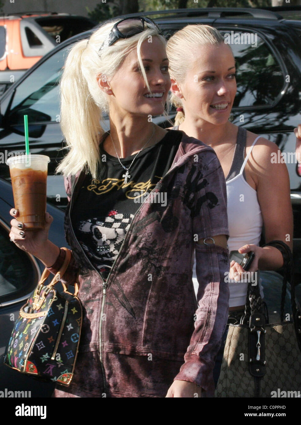 Holly Madison at Le Clafoutis Restaurant in West Hollywood April