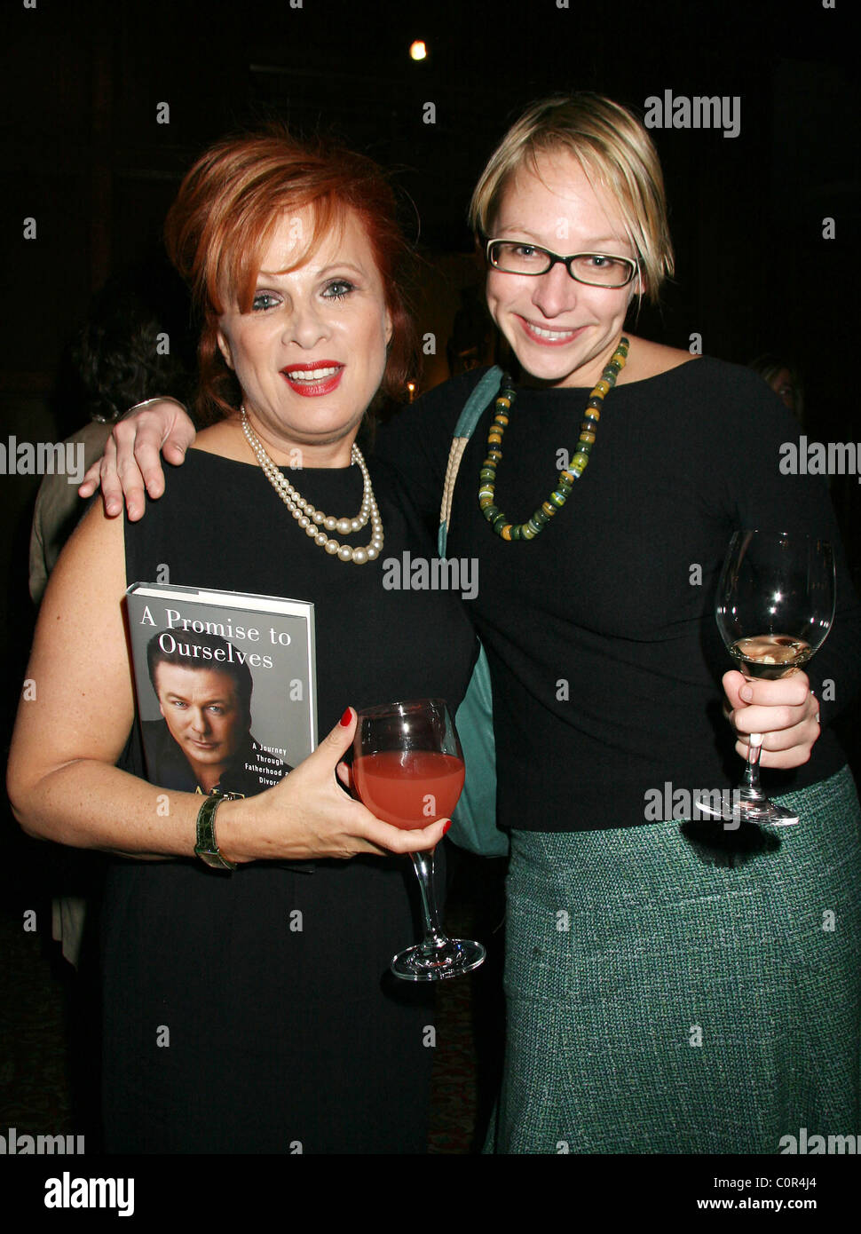 Wendy Leigh and Tricia Boczkowski at a party for Alec Baldwins book A  Promise to Ourselves, held at the Harmonie Club New Stock Photo - Alamy