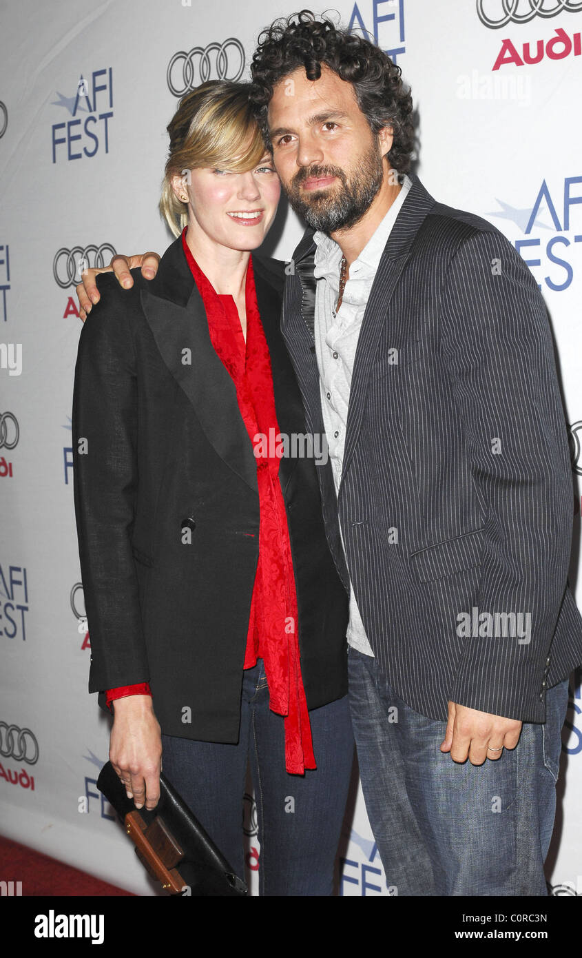 Mark Ruffalo and wife Sunrise Coigney AFI Film Festival 2008 The