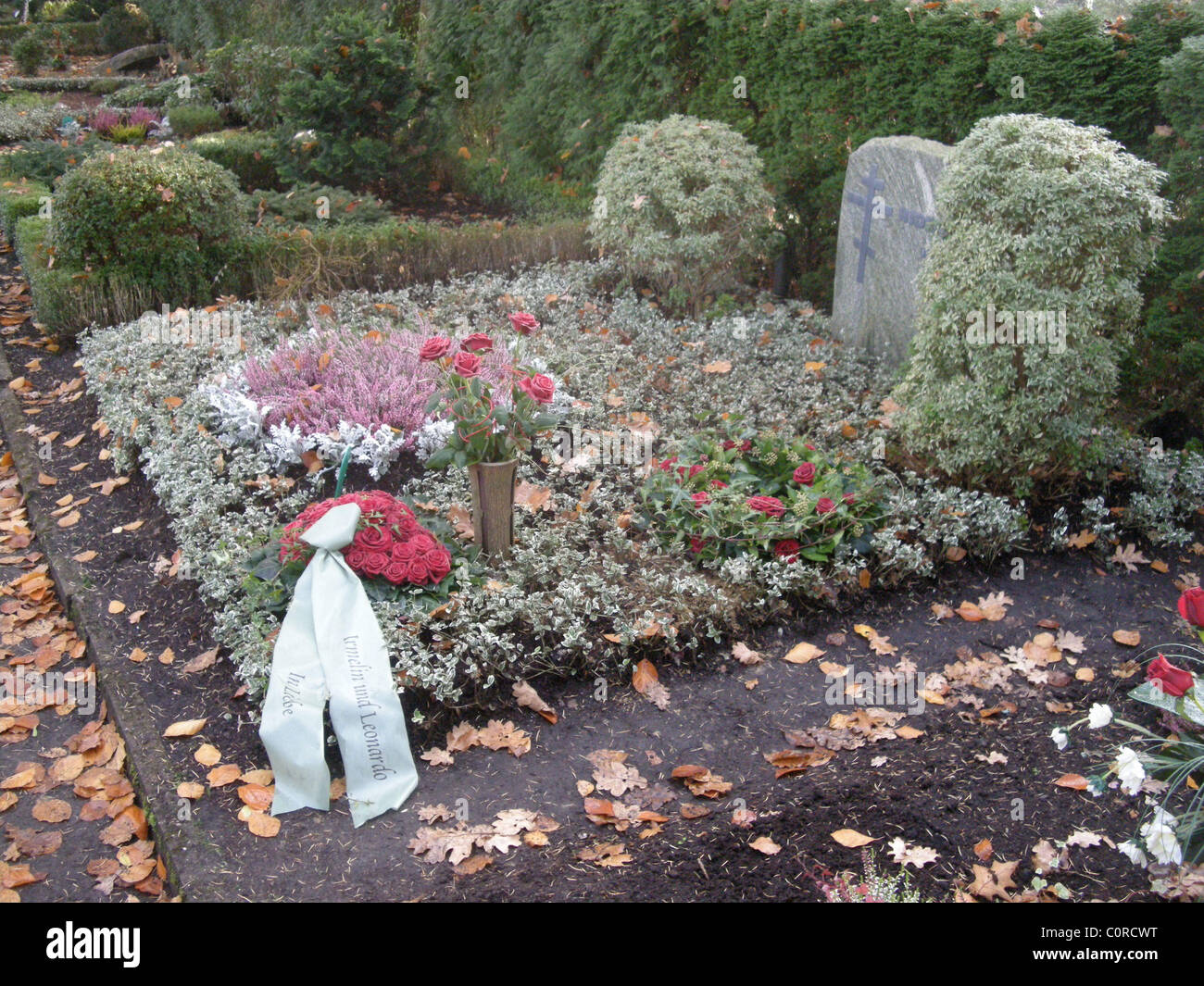 Leonardo DiCaprio's grandmother Helene Indenbirken's grave at the Oer