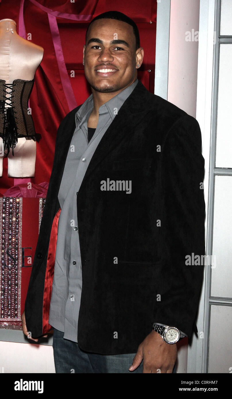 Dustin Keller Attends the grand opening celebration for the New Victoria's Secret flagship store