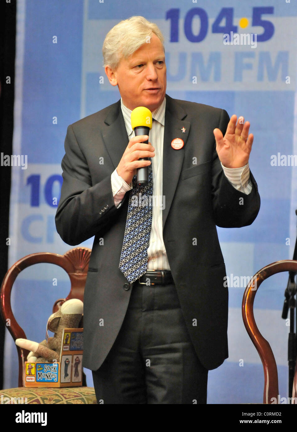 Toronto Mayor David Miller appears at the annual CHUM FM Christmas Wish ...