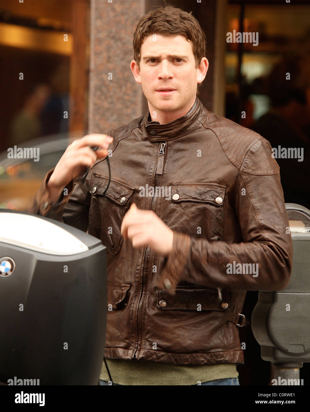 Actor Bryan Greenberg leaving a medical centre in Beverly Hills on his