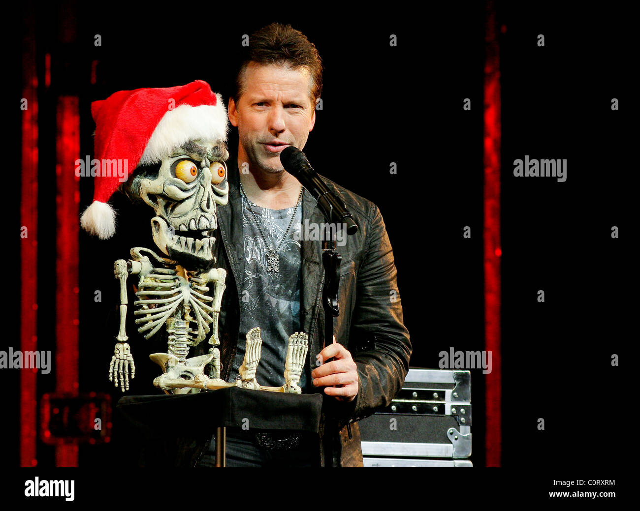 Ventriloquist Jeff Dunham The Seminole Hard Rock Live Hollywood, Florida 10.12.08 Stock Photo