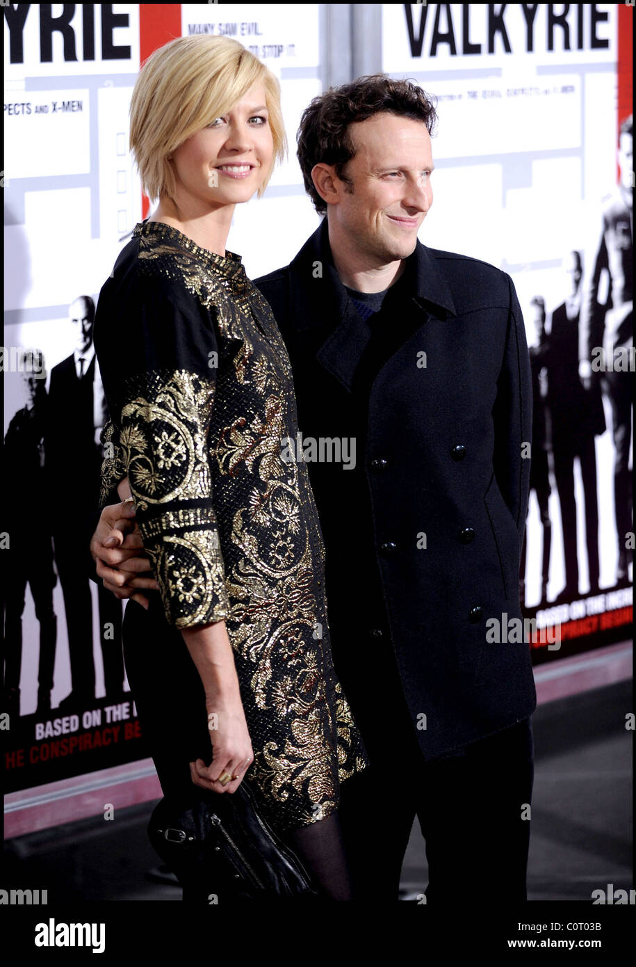 Jenna Elfman and her husband Bodhi Los Angeles Premiere of 'Valkyrie
