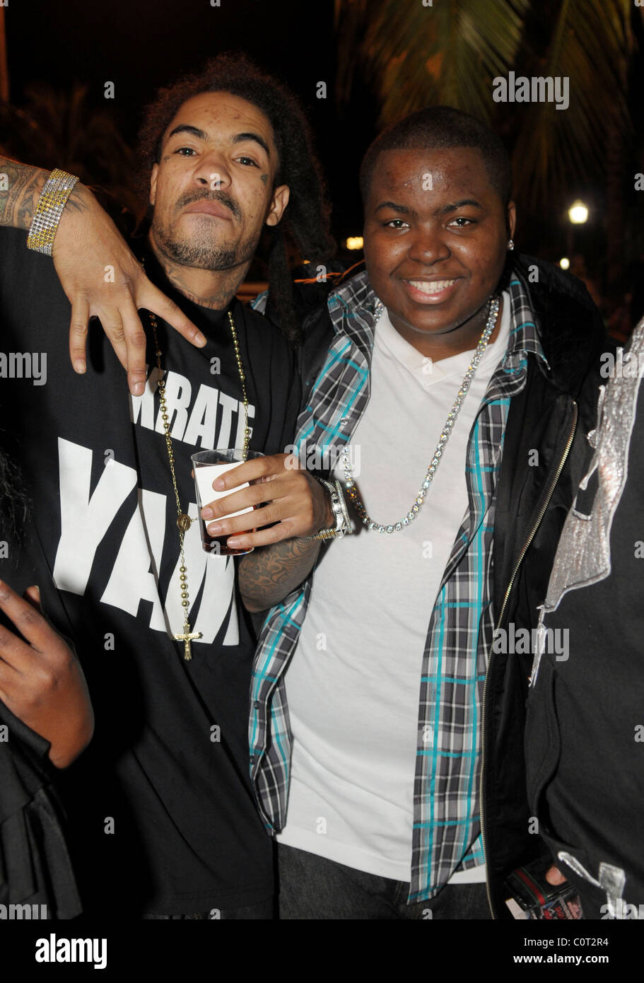 Sean Kingston performing live at Club Mansion during his first annual