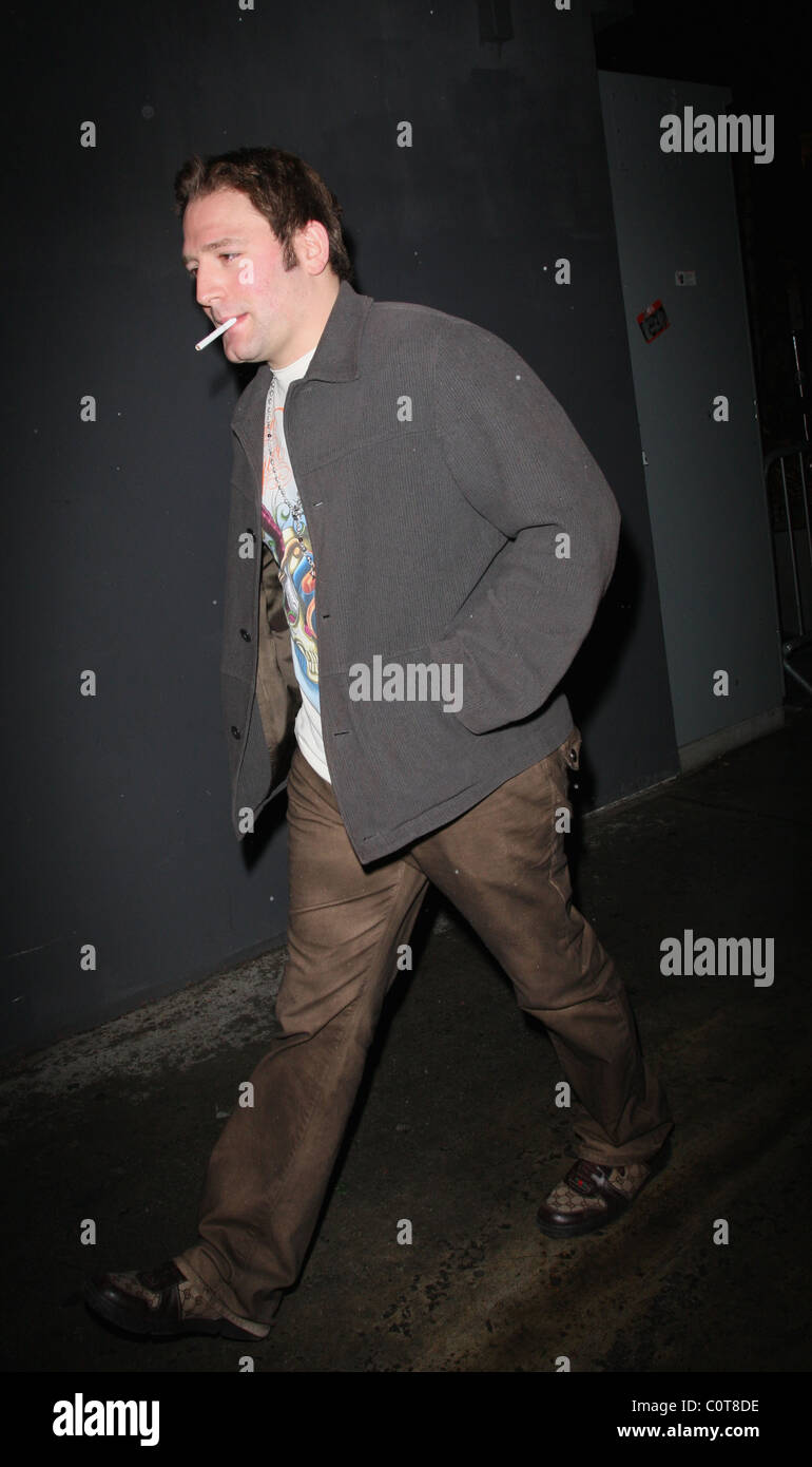 David Weintraub arrives at Foxtail nightclub Los Angeles, California