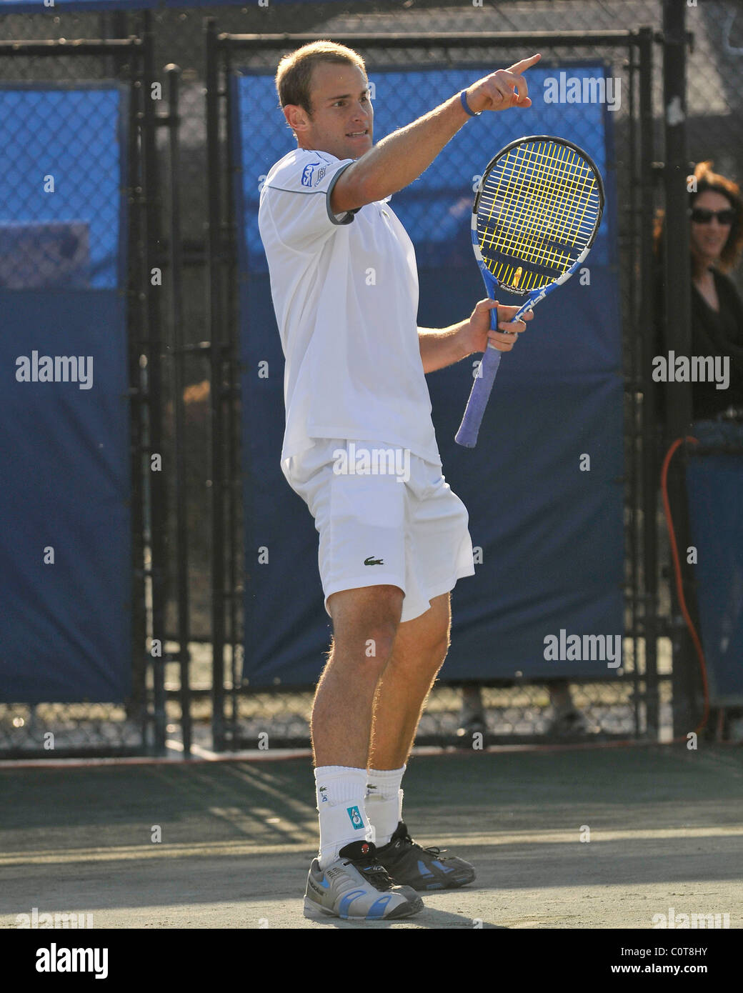 Andy Roddick 8th Annual Andy Roddick Tennis exhibition at the Boca ...