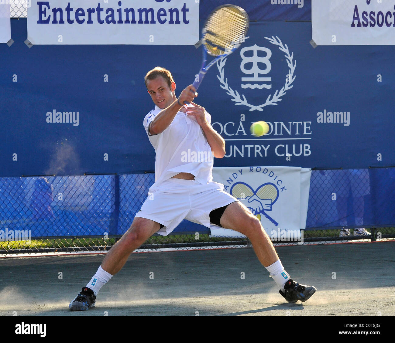 Andy Roddick 8th Annual Andy Roddick Tennis exhibition at the Boca ...