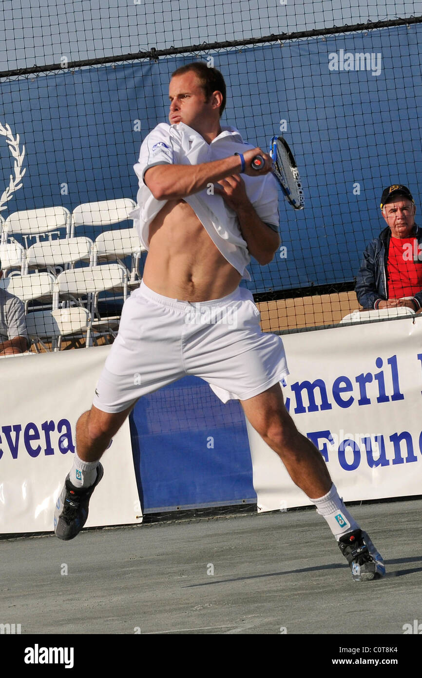 Andy Roddick 8th Annual Andy Roddick Tennis exhibition at the Boca ...