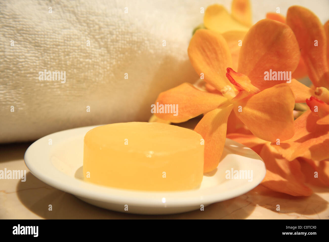 Bathroom Amenities Stock Photo Alamy