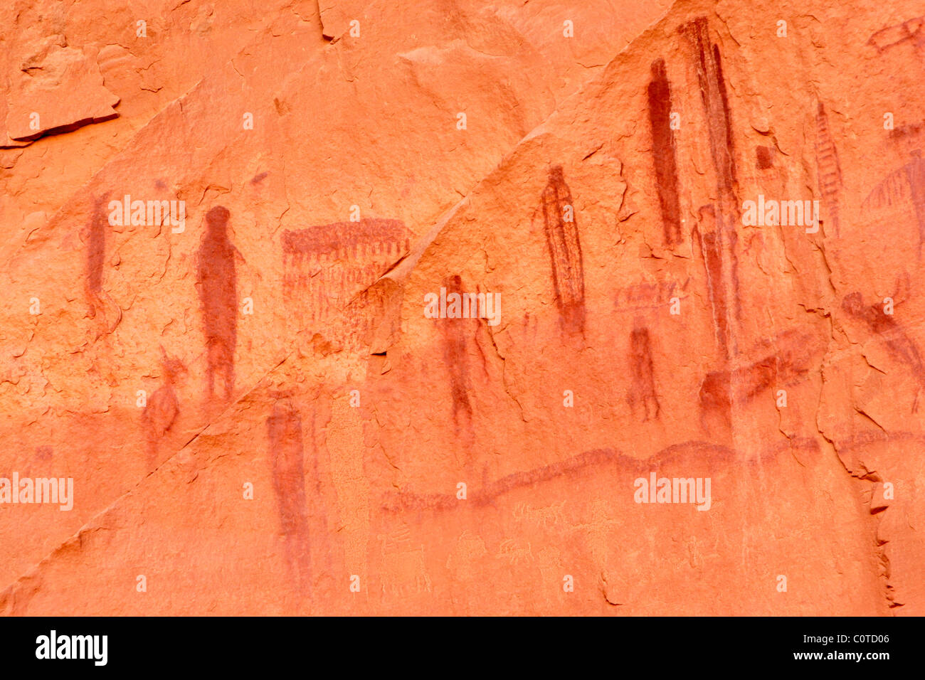 Horseshoe canyon pictographs utah hires stock photography and images