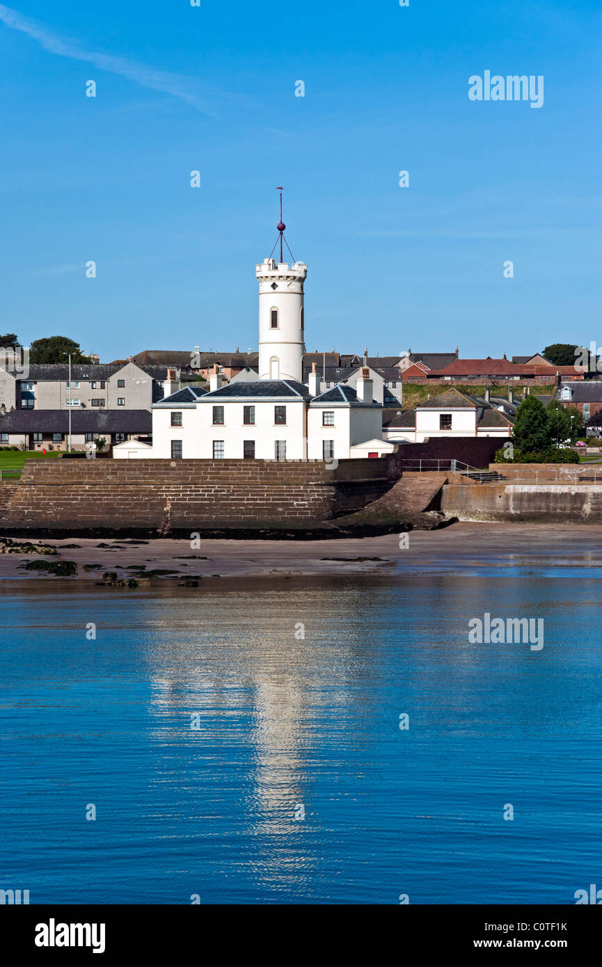 The Signal Tower Museum in Arbroath Harbour Scotland Stock Photo