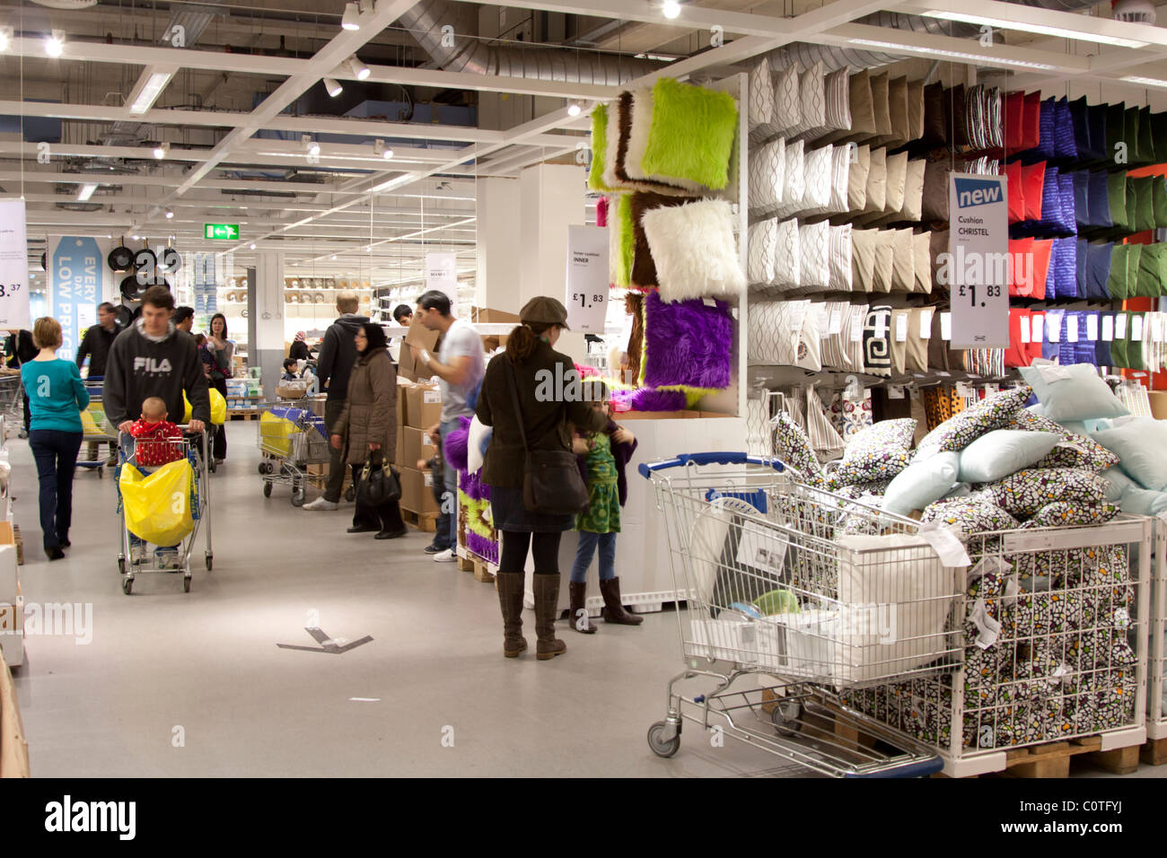 Ikea Store Wembley London Stock Photo Alamy