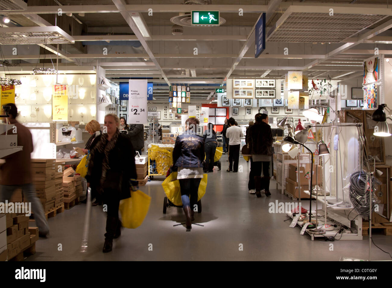 Ikea Store Wembley London Stock Photo Alamy