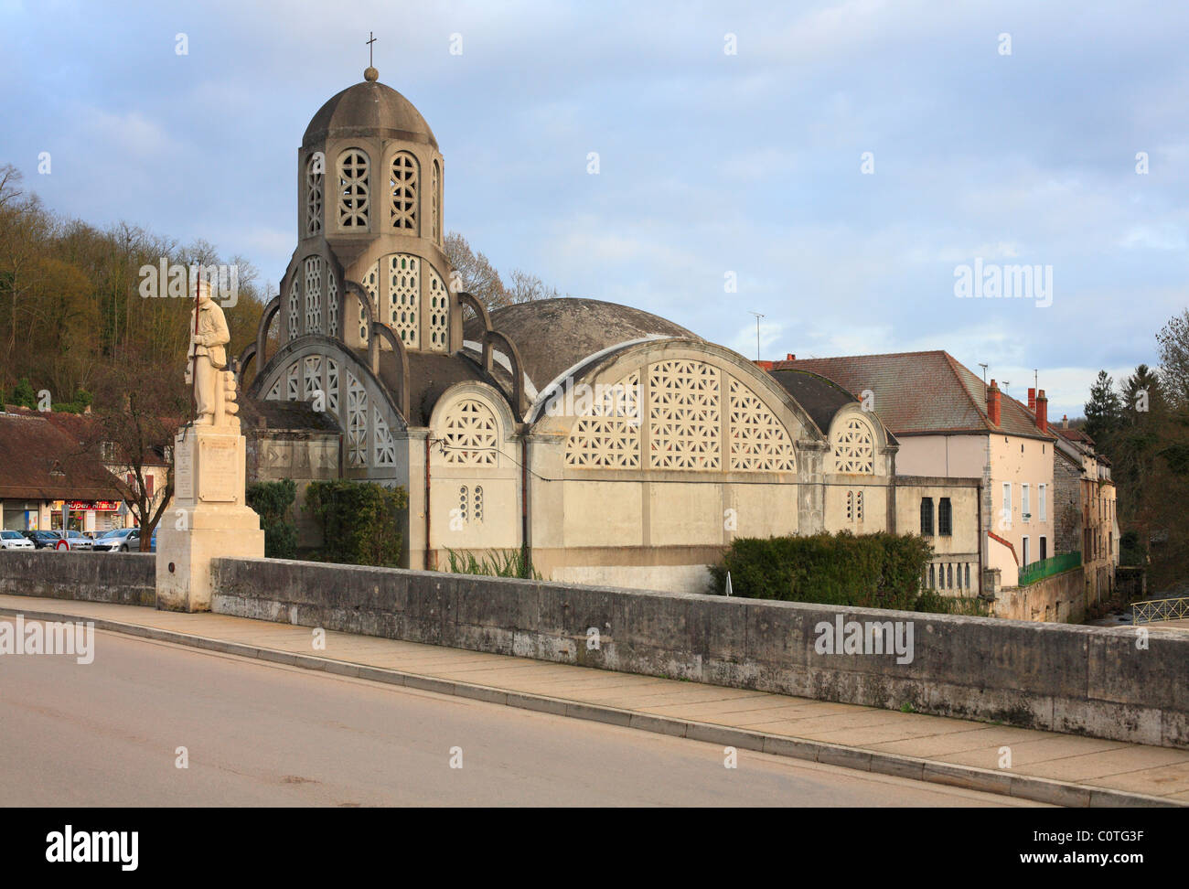 L'église Notre-Dame-de-Bethléem, Clamecy, France. Stock Photo