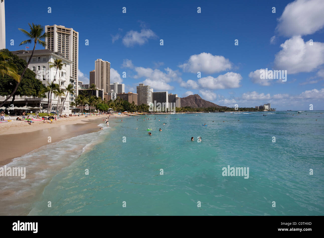 Waikiki oahu hawaii honolulu hi-res stock photography and images - Alamy