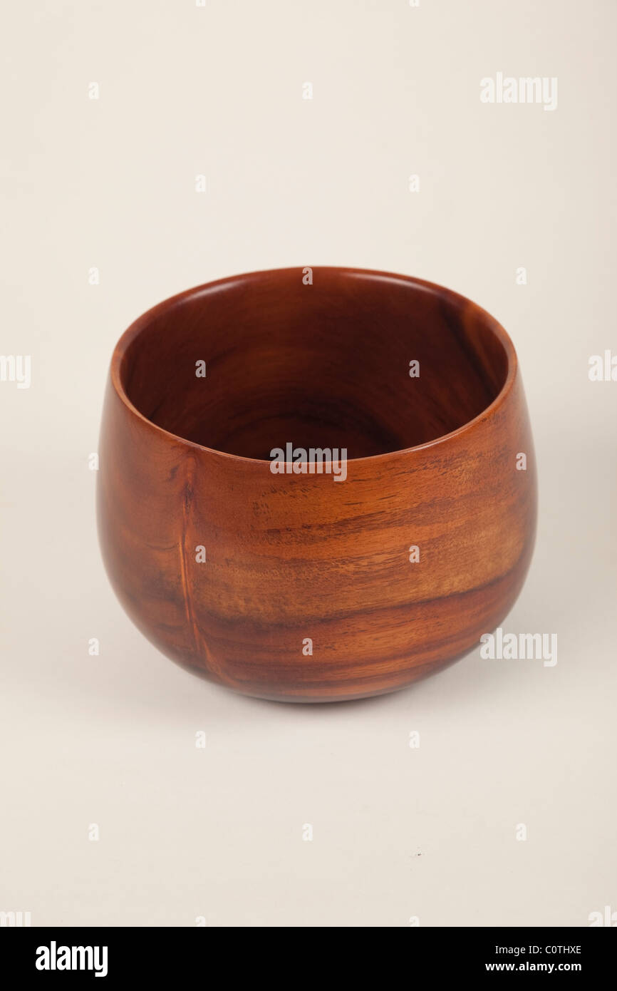 Koa wood bowl, Hawaii Stock Photo Alamy