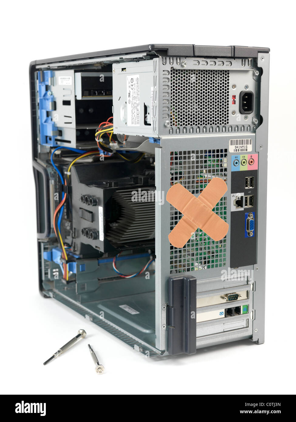 The inner hardware system of a desktop computer Stock Photo - Alamy