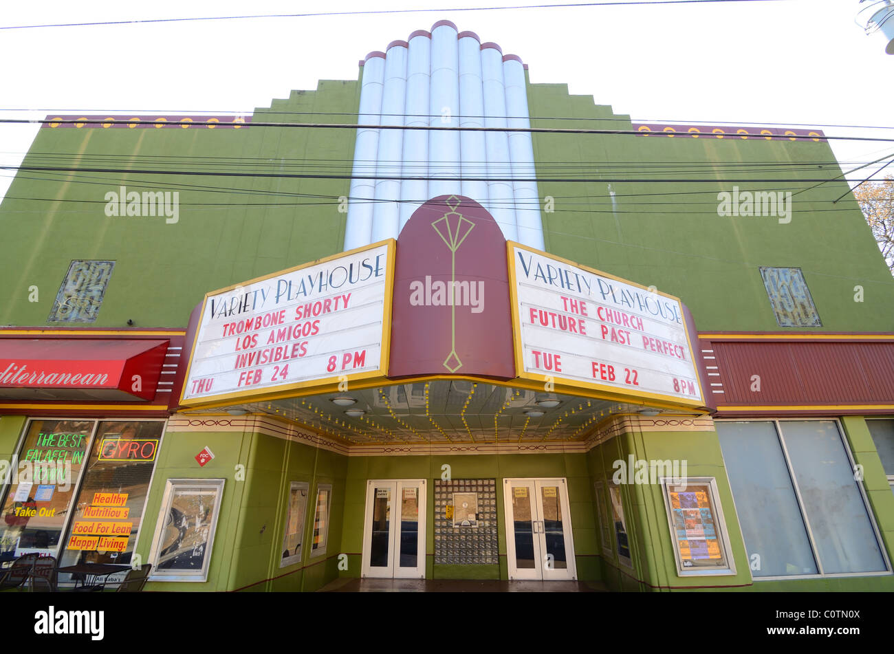 Variety Playhouse in Atlanta, Georgia is a famed music venue. February 23, 2011. Stock Photo