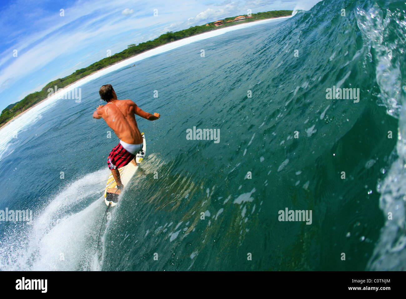 Costa Rica : Surfing Stock Photo - Alamy