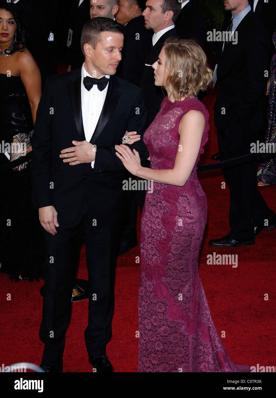 Scarlett Johansson Joe Machota rd Academy Awards Red Carpet Stock Photo Alamy