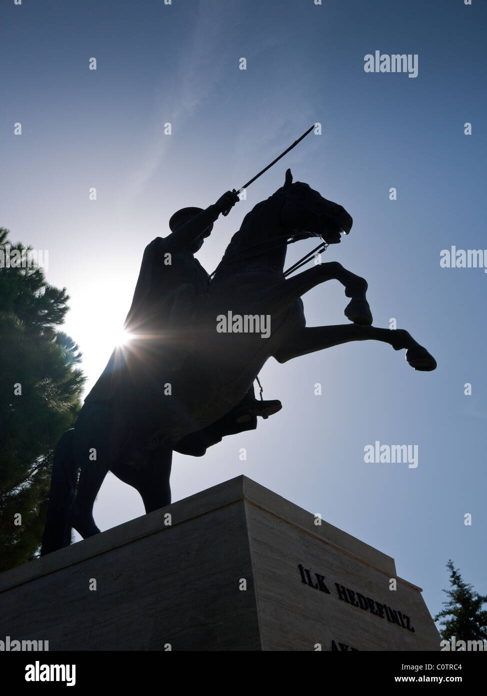 Statue of General Mustafa Kemal Ataturk Stock Photo Alamy