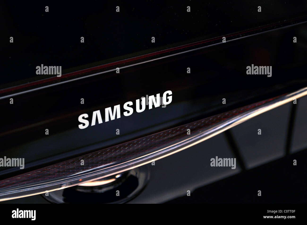 Samsung tv Stock Photo