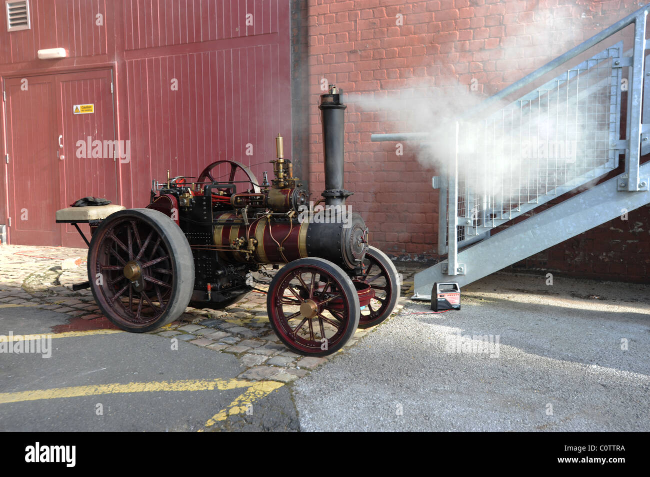 Small Scale model steam engine Stock Photo Alamy