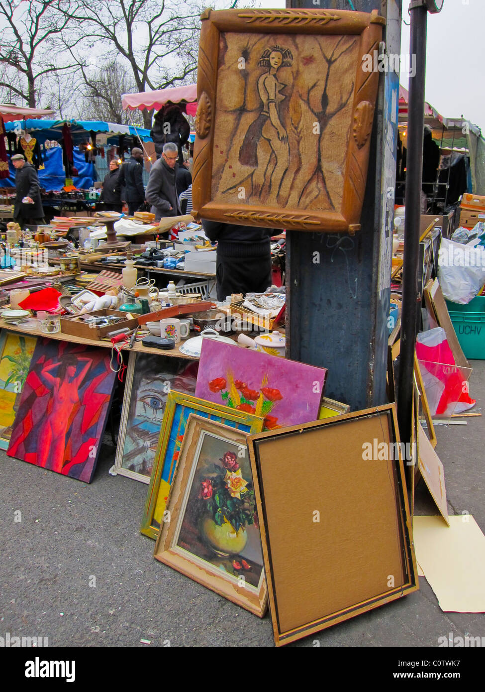Amateur Art Work Paris Markets High Resolution Stock Photography and ...