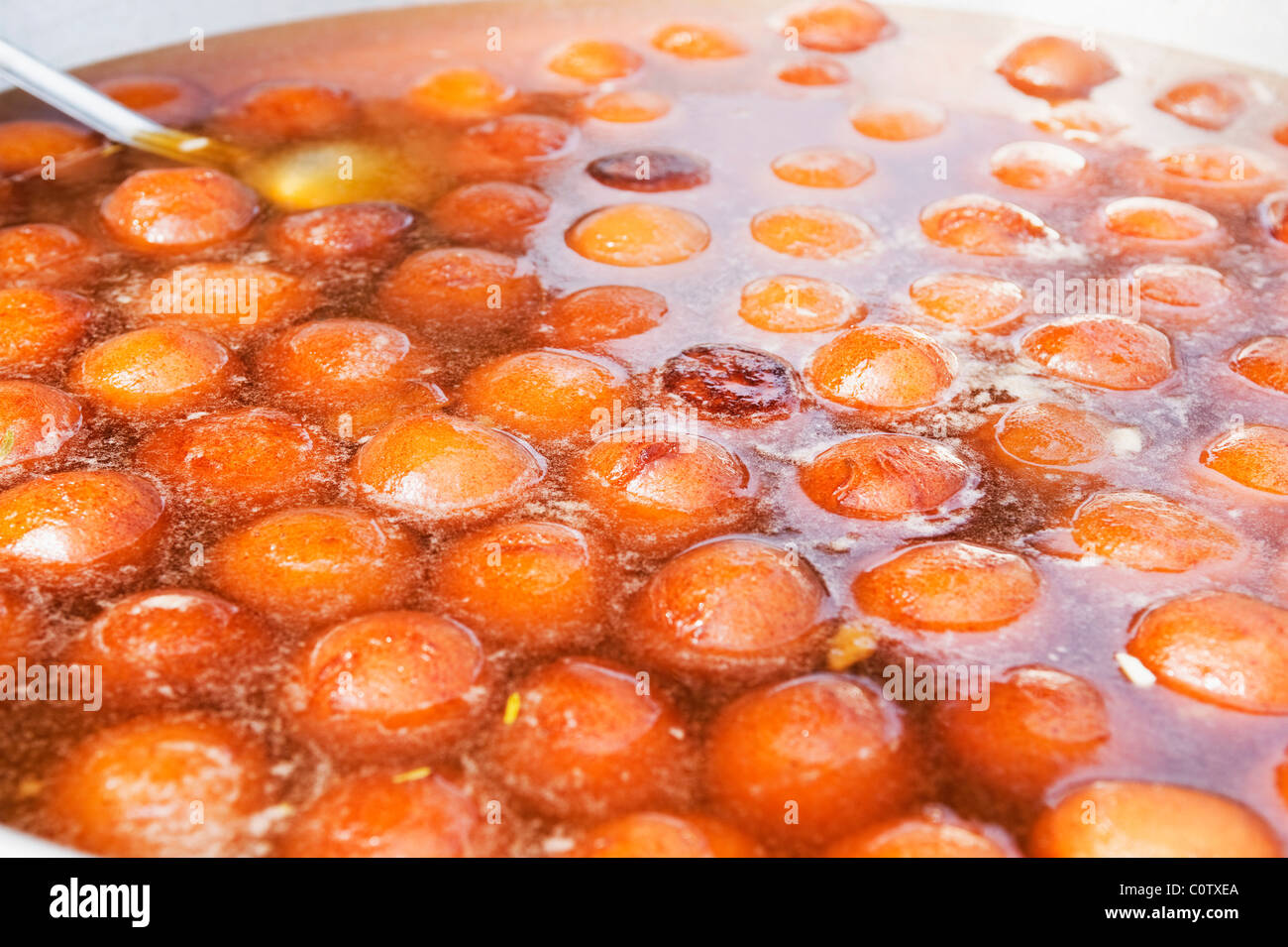 Close-up of gulab jamuns Stock Photo