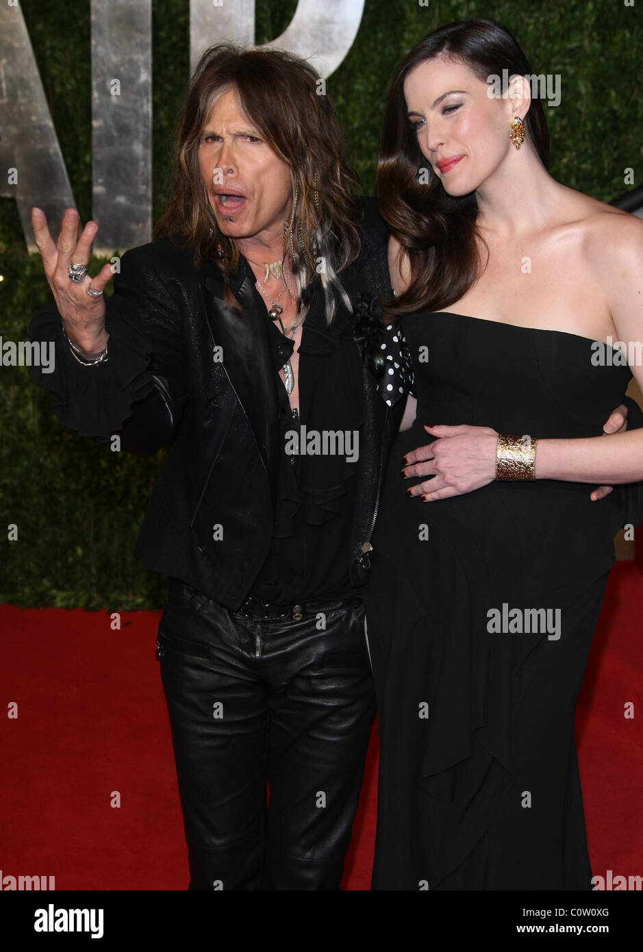 Steven Tyler Liv Tyler 2011 Vanity Fair Oscar Party Los Angeles California Usa 27 February 2011