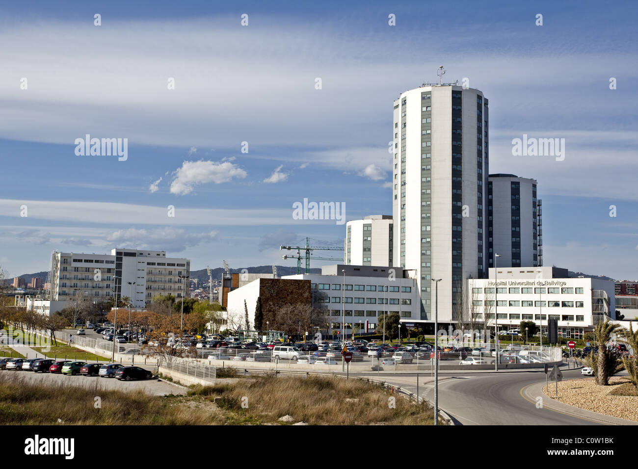 University Hospital Bellvitge Overview Stock Photo Alamy