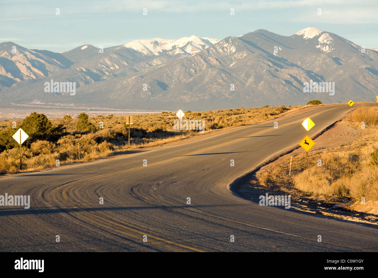 Low Road to Taos, New Mexico Stock Photo Alamy