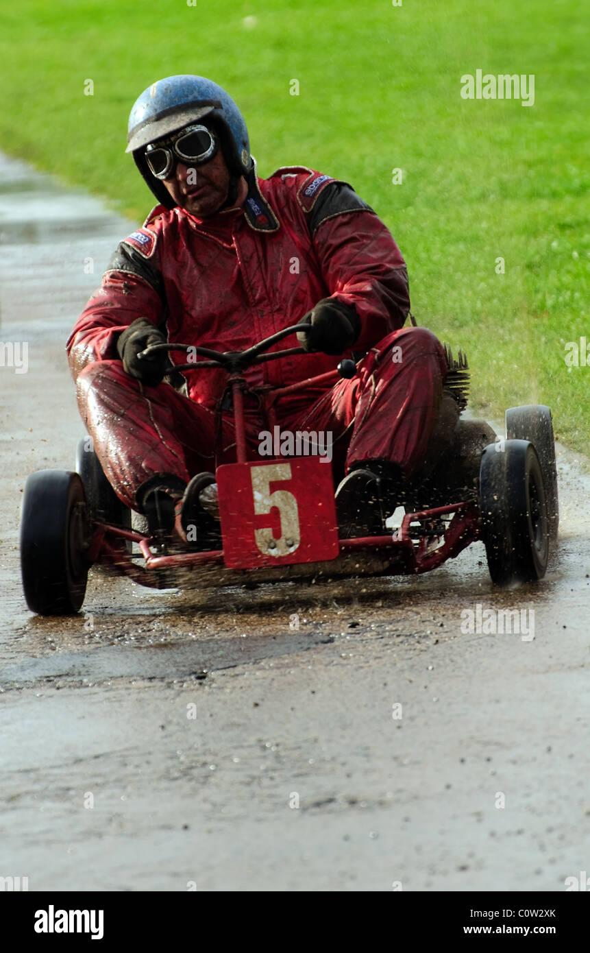 Classic Karting - Race Retro, Stoneleigh Park Stock Photo