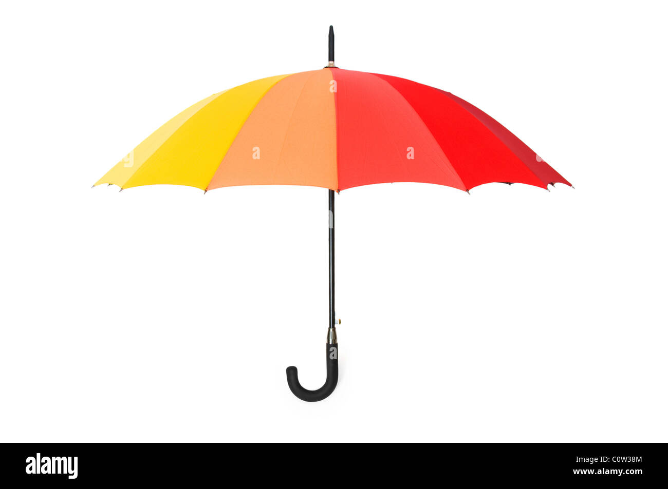 Colourful umbrella isolated on the white background Stock Photo - Alamy