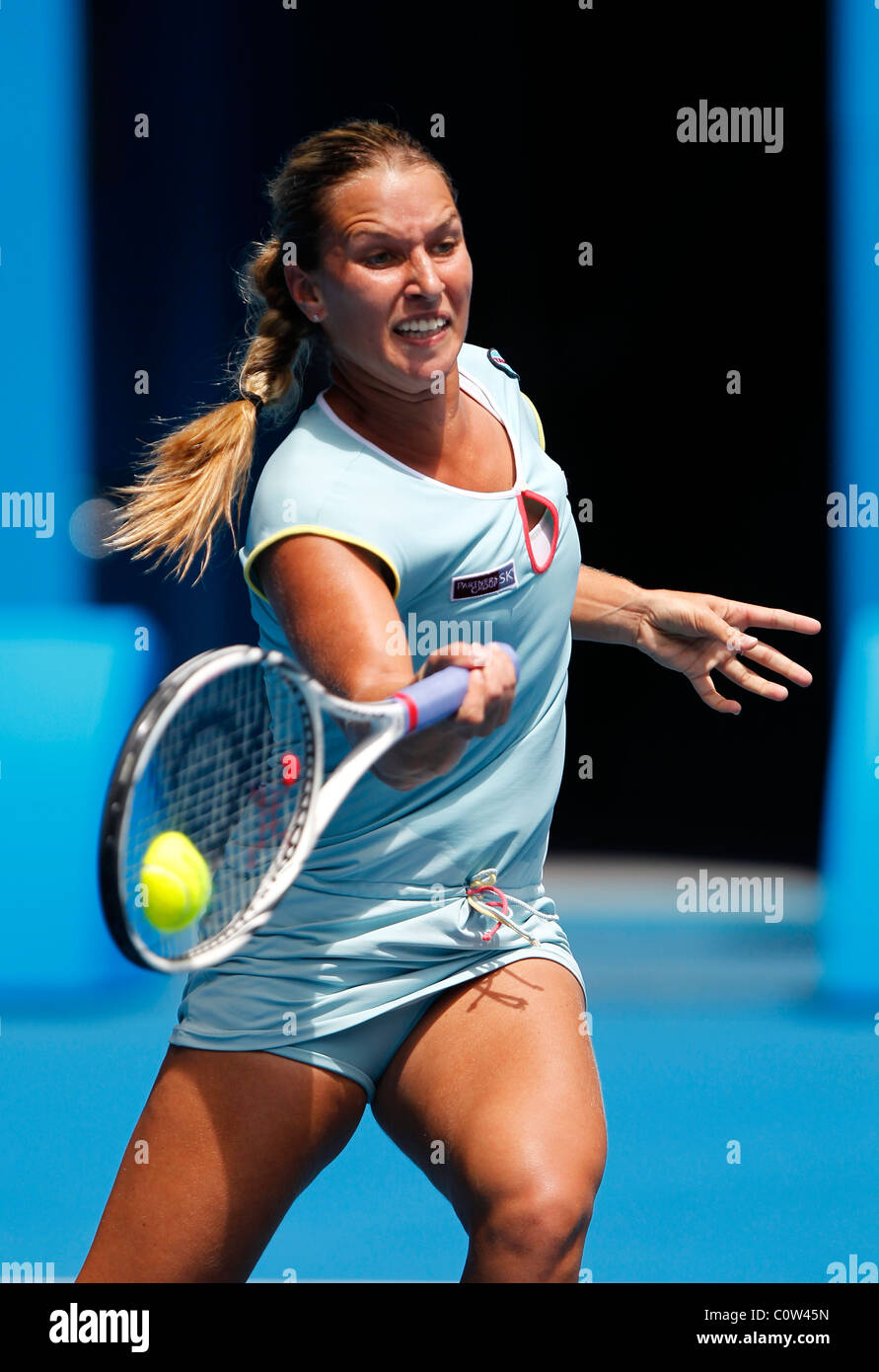 Dominika of at the Open 2011 Tennis Stock Photo - Alamy