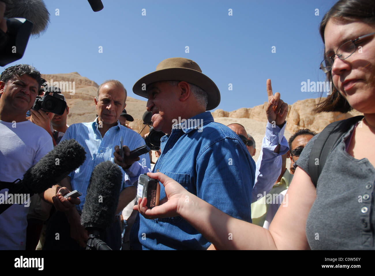 Zahi Hawass, Director of the Supreme Council of Antiquities in Egypt