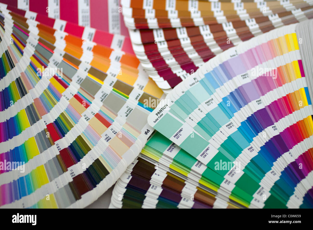 Pantone color swatches hi-res stock photography and images - Alamy