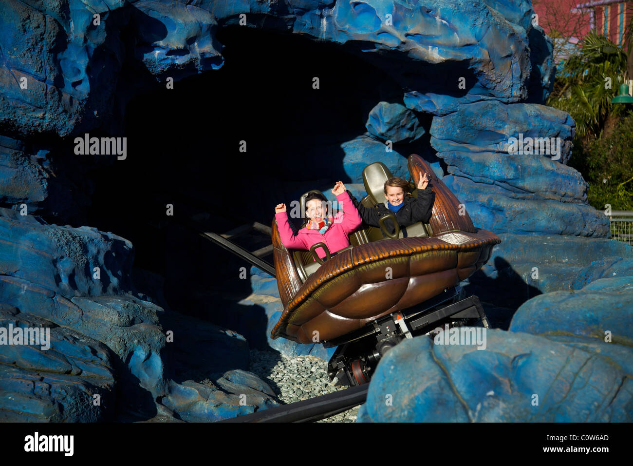 Crushs coaster ride at Walt Disney Studios Park at Disneyland Paris Stock  Photo - Alamy