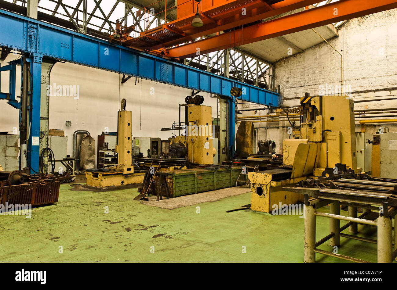 Steam locomotion plant Stock Photo