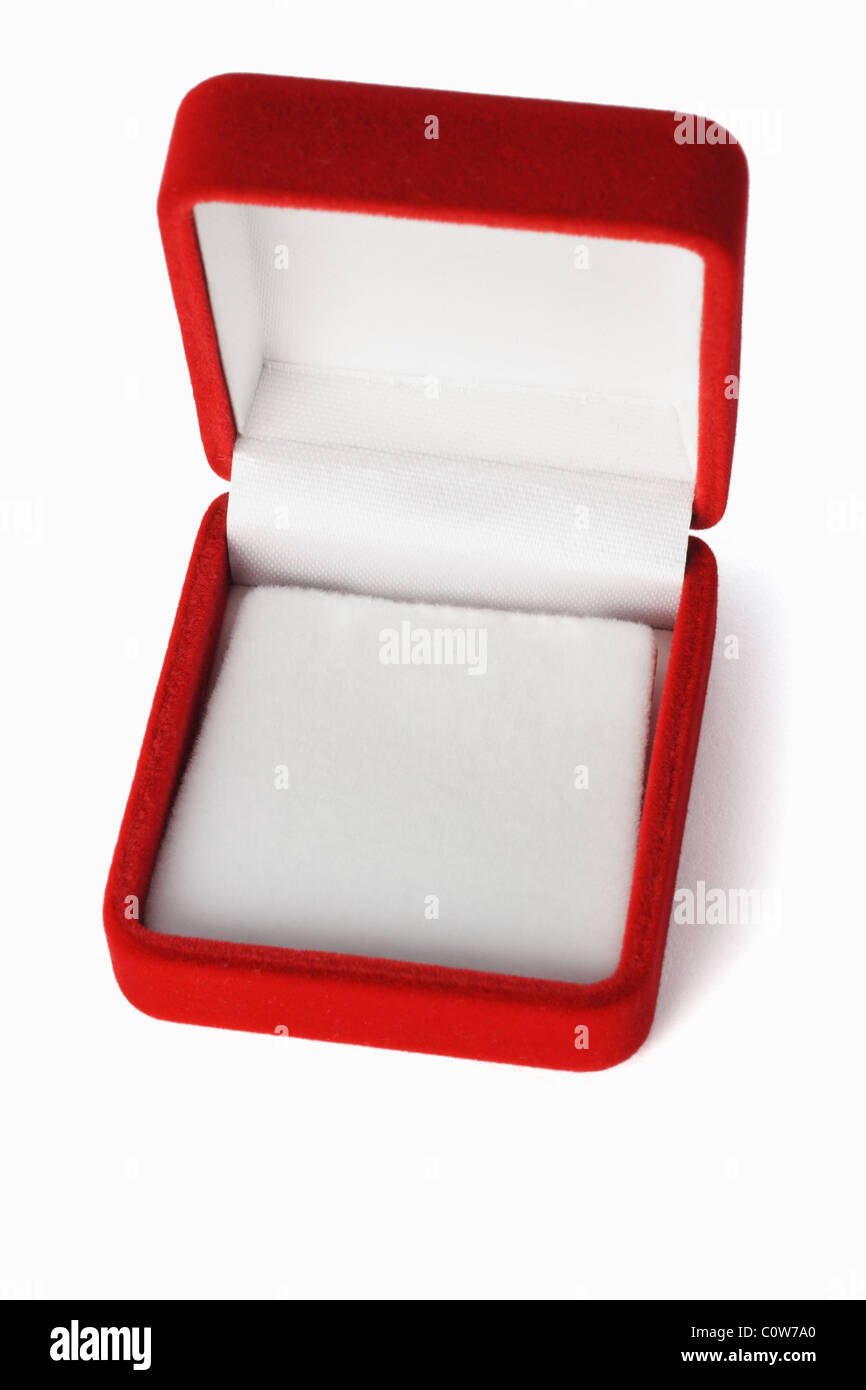 White blank box jewelry Cut Out