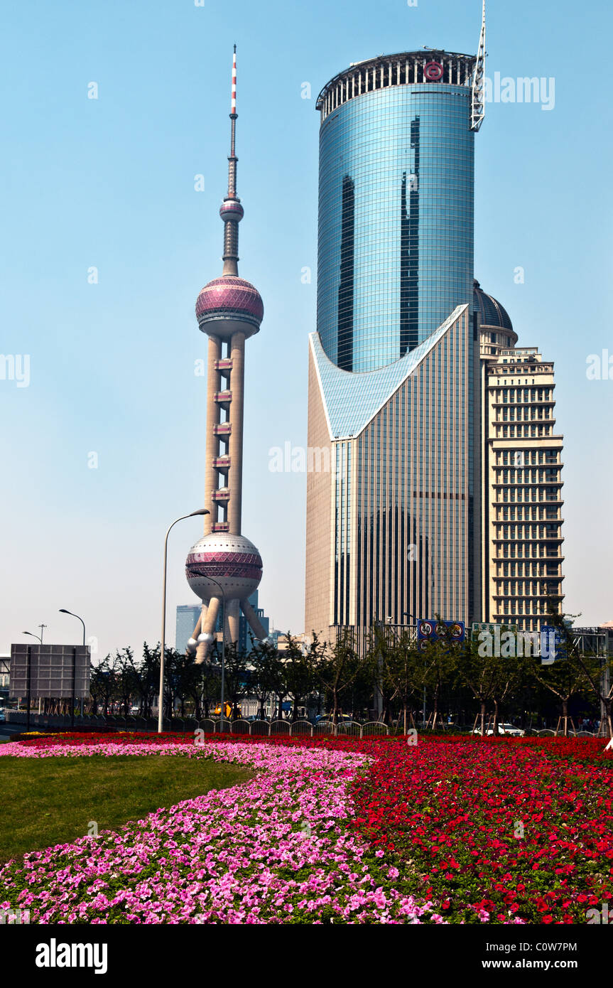 Shanghai Pudong Skyline Stock Photo