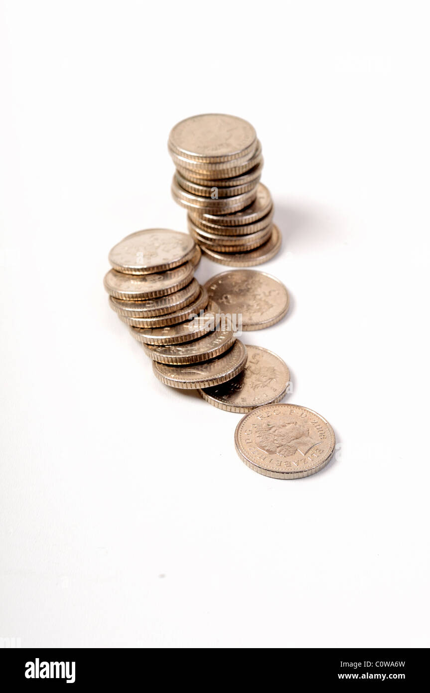 UK Sterling Money Coins Stock Photo - Alamy