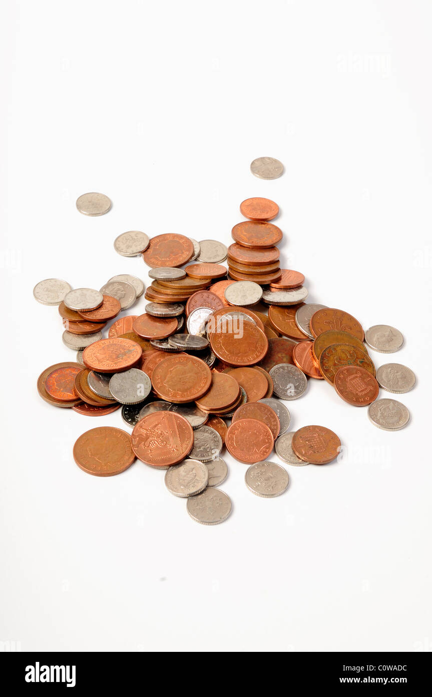 UK Sterling Money Coins Stock Photo - Alamy