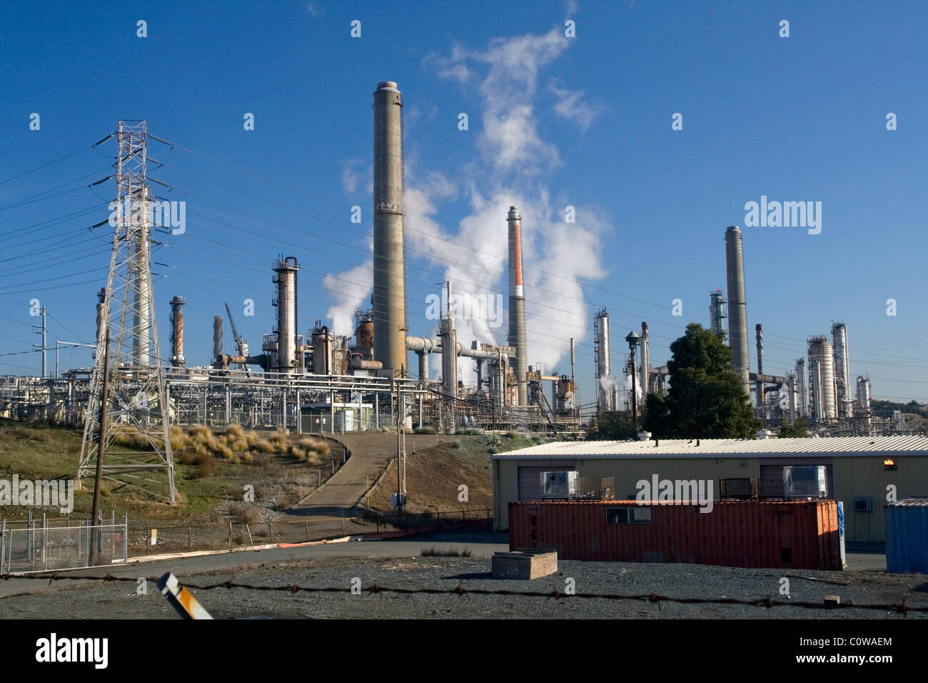 Oil refinery in Martinez, California Stock Photo Alamy