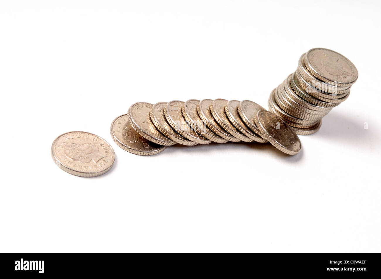UK Sterling Money Coins Stock Photo - Alamy