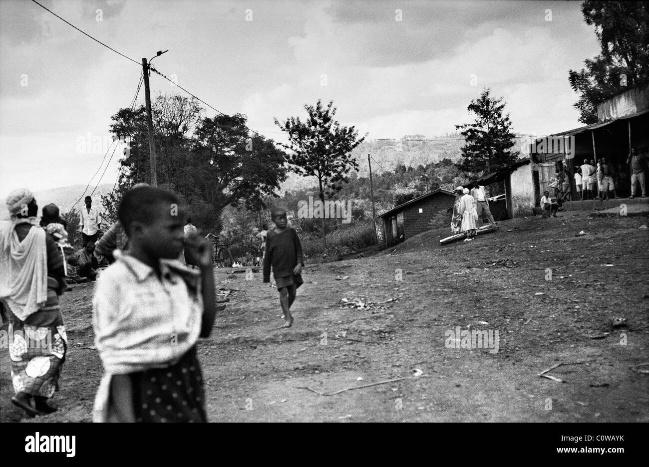 street ambiance, Kayanza, northern Burundi Stock Photo