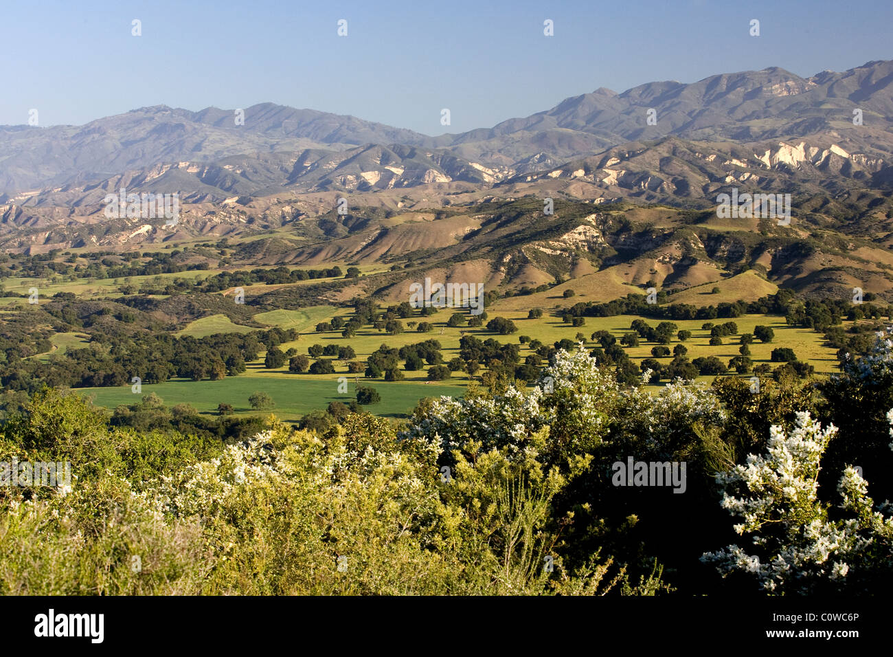 Santa Ynez Valley - near Santa Barbara Stock Photo